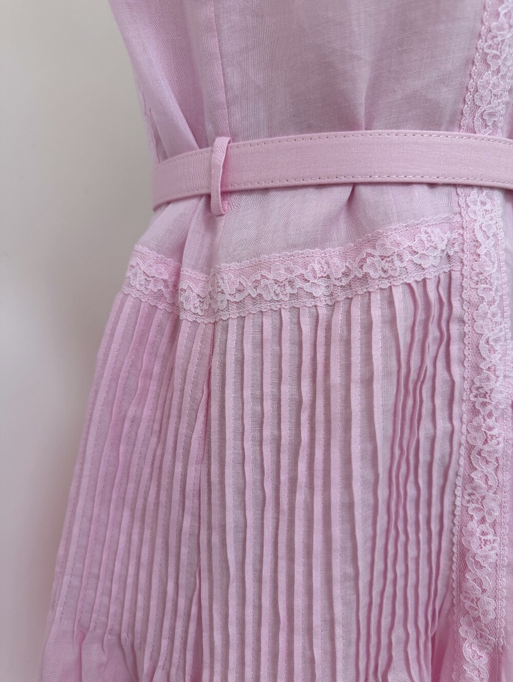 Self Portrait Pink Embroidered Midi Dress - Picture 12 of 16